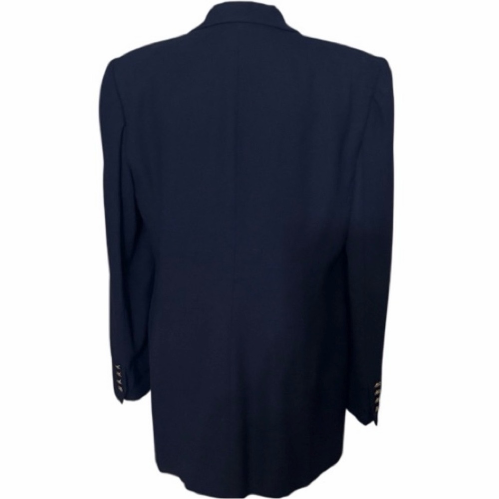 Ralph Lauren Navy Blazer with Embroidered Crest - Picture 6 of 13